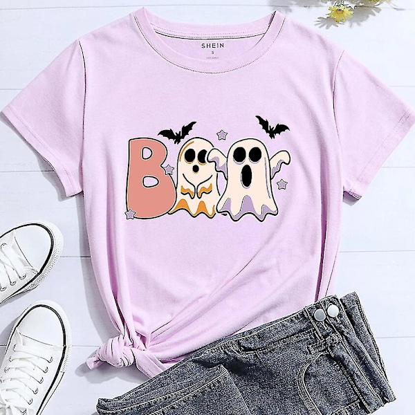 Halloween Figur Iron-On Transfer til Tøj Patches DIY Vaskbar T-shirts Termo Sticker Applique T4452（T4452s）