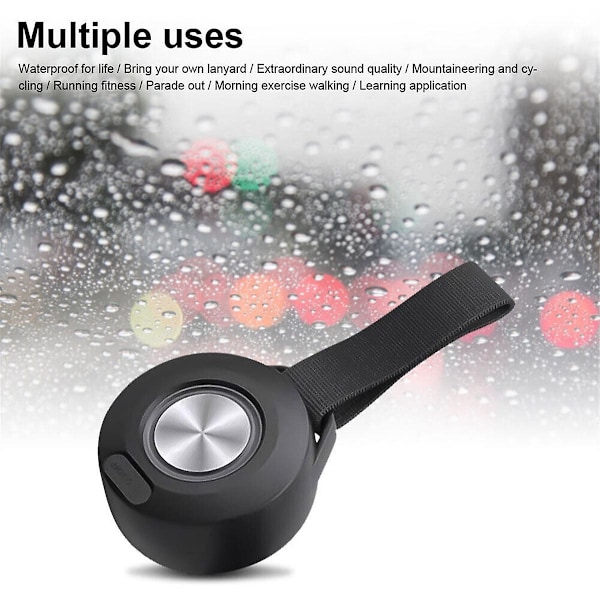 Bluetooth-högtalare mini portabel högtalare RGB färgglatt ljus subwoofer vattentät för utomhussporter
