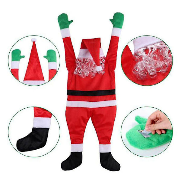 Evago Julklättrande Hängande Tomte Dekoration Hem Julpynt