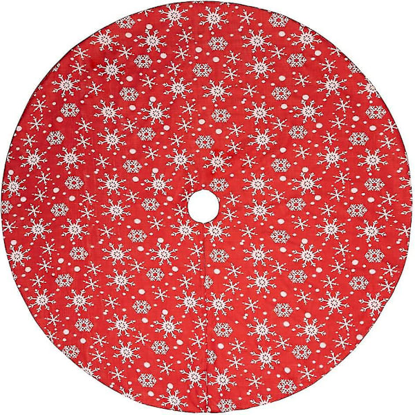 48'' Julgransskjort med Snöflingor. Julgransskjort Juldekorationer