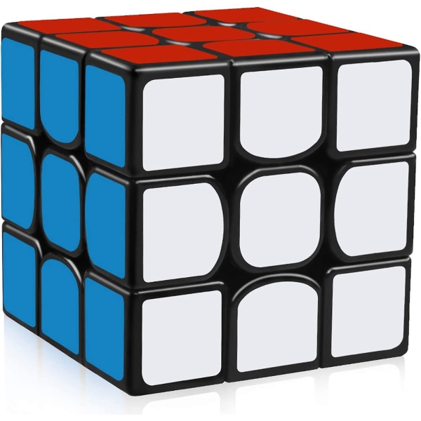 Speed ​​Cube3x3 Magic Cube 56 Mm Svart Puslespill Leker For Barn Voksen