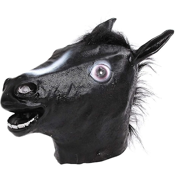 Horse Head Mask Cosplay Costume Party Funny And Funny Halloween Horse Head Mask Headgear Lnu Ma Jun