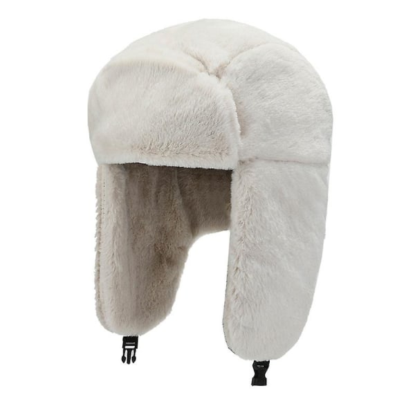 Plys varm Leifeng hat, ørebeskyttelse Fashion tyk ski cap, vindtæt Plus Velvet Outdoor Slouchy