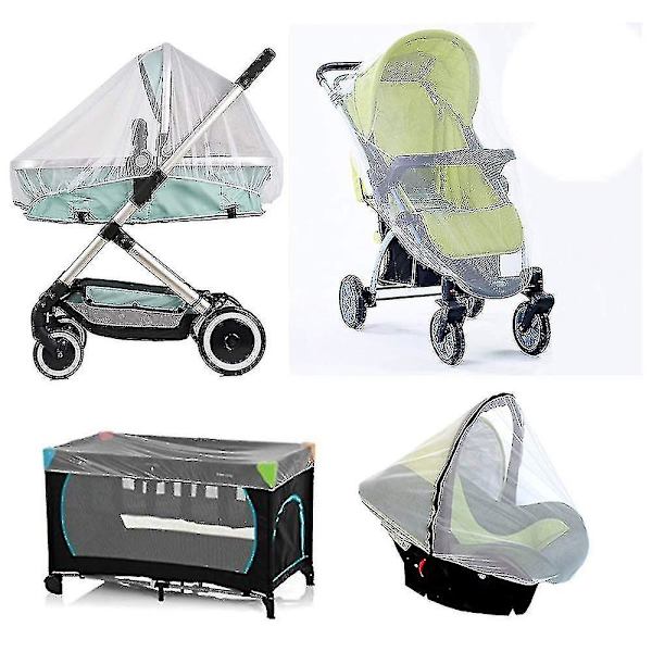 Vagn Nät, Universell Myggnät Flyg Insekt Nät Skyddsskydd För Barnvagn Buggy Lift Säng Barnvagn Korg