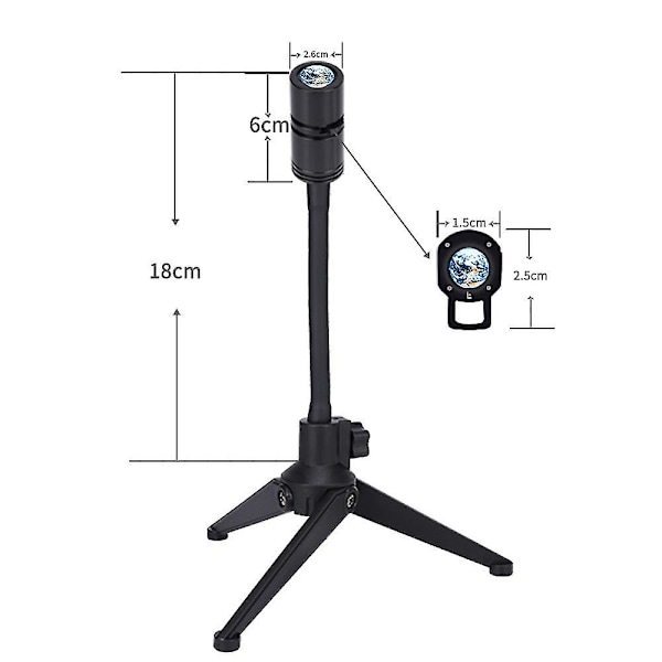 Månelampe Projektor Natlys, 360 Grader Rotérbar Månelampe USB-Drevet Belysning, Romantisk Atmosfærisk Lampe Til Selfie Baggrund Soveværelse Dekoration (Jorden)