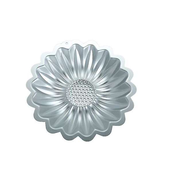 Aluminiumlegering Stencil Kakbakning Dekorationsmall Diy Bord Heminredning Specialhantverk (Solros)