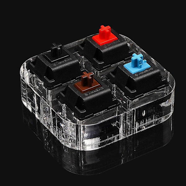 Transparent Switch Tester Bas Akryl Förvaringsdisplay För Mx Switch(9）
