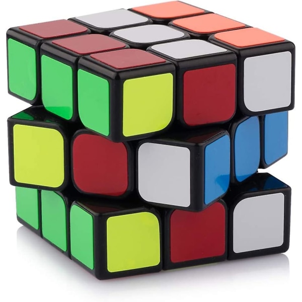 Speed ​​Cube 3x3 Magic Cube 56 mm musta palapelit lelut lapsille aikuisille