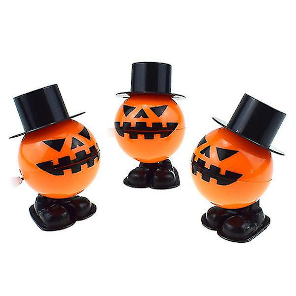 Halloween-kellot, kellokonelelu, kurpitsa, kellokonelelut, Halloween-hyppylelut, lelukurpitsa, 2 kpl, oranssi