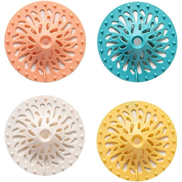 4-delad tankfilteravloppsskydd avloppsfilterplugg silikondränering 10cm