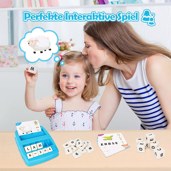 Present till flicka 3 4 5 6 7 8 år, bokstavsinlärningsleksaker från 3 - 8 år Unga spel från 3 - 8 år Present till pojke 3 - 8 år Barns leksaker