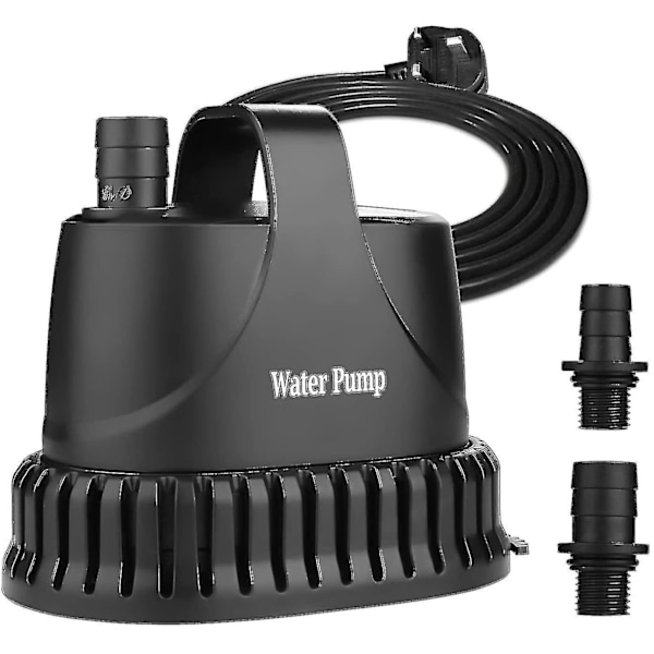 Neddykbar Vannpumpe 15w, 800 L/h Akvariumpumpe Ultra Stille Dammpumpe Under Vann For Dam, Hagefontene