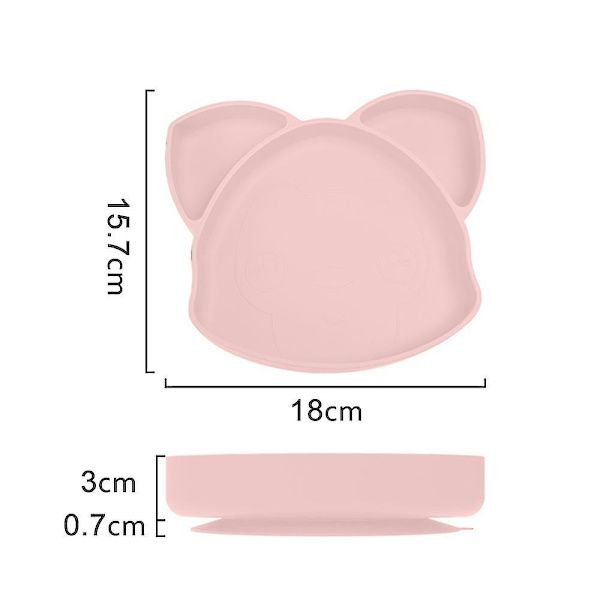 Silikon Babymat - Spill Proof Sticky Non Slip Stay Put Bricka - Perfekt för resor