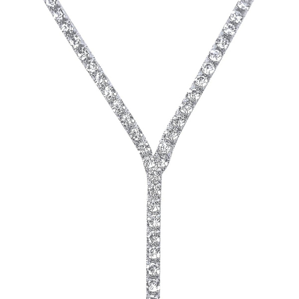 2 Stykker Rhinestone Tassel Choker Halskæde Multi-lags Bred Krave Halskæder Tassel Kæde Halskæder Til Kvinder Piger Favorit