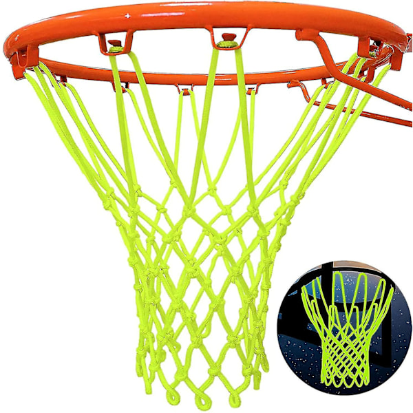 Självlysande basketnät Självlysande basketnät Utomhusfluorescerande nät