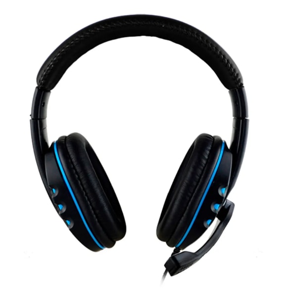 Over-ear gaming hovedtelefoner med støjreducerende mikrofon, stereo bas surround sound, bløde memory ørekopper