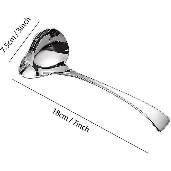 18/10 Rostfritt Stål Såslev Såslev Soppslev, 18cm