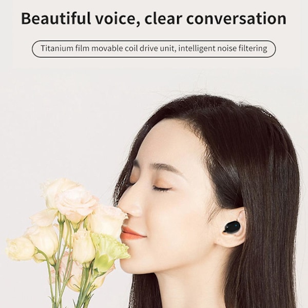 M1 TWS 5.0 Bluetooth Hörlurar 3D Stereo Trådlösa Hörlurar Headset Öronsnäckor för Android Ios Fone De