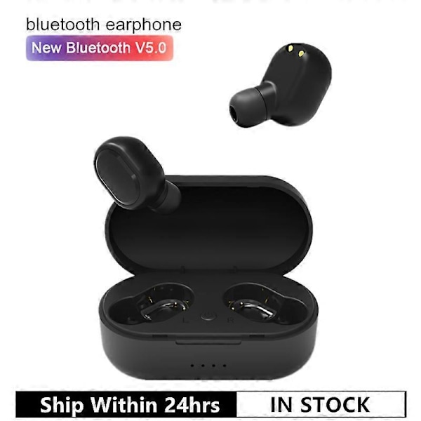 Nya Bluetooth 5.0 TWS M1 Stereo Hörlurar Trådlösa Hörlurar Sport Headset för Andorid iOS