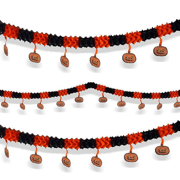 Halloween Garland Halloween Chain Decorations With Pumpkin Garland For