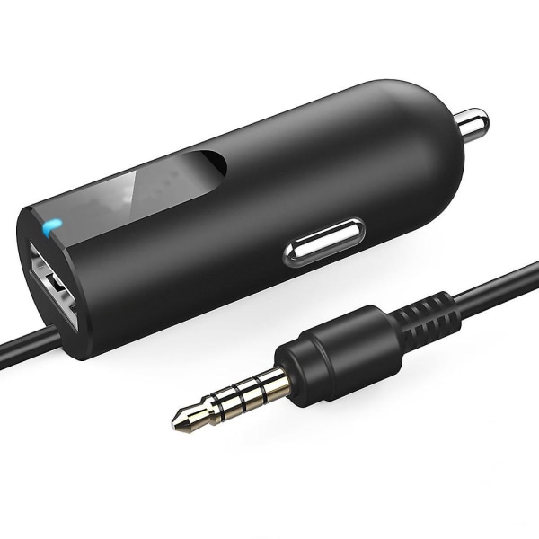 Auton Fm-lähetin Audiovastaanotin Langaton handsfree-volttimittari autosarja, jossa 3,5 mm:n äänipistoke ja USB autolaturi