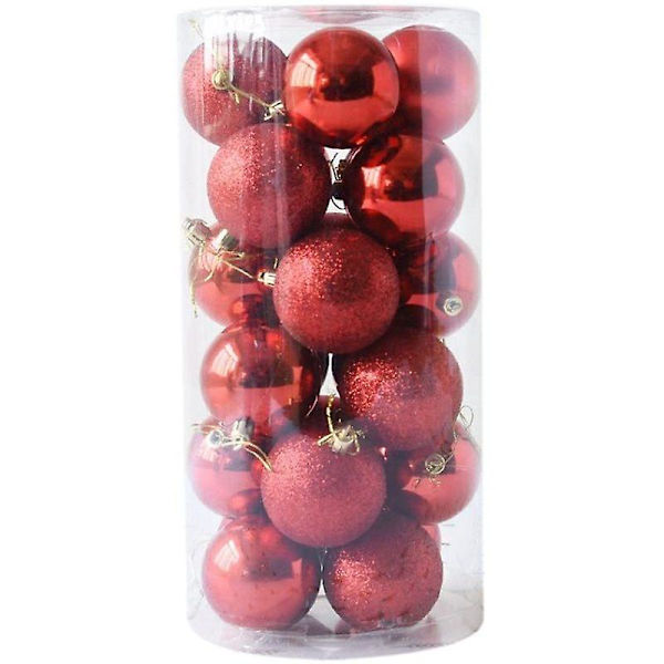 Julkula, 24-pack med juldekorationer, Julgranskulor, Juldekorationer