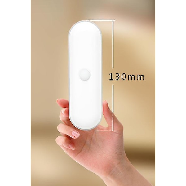 LED-belysning för skåp, dimbar, laddningsbar, 2000 mAh, sladdlös, LED-remsa med 5 ljusfärger för skåp, kök