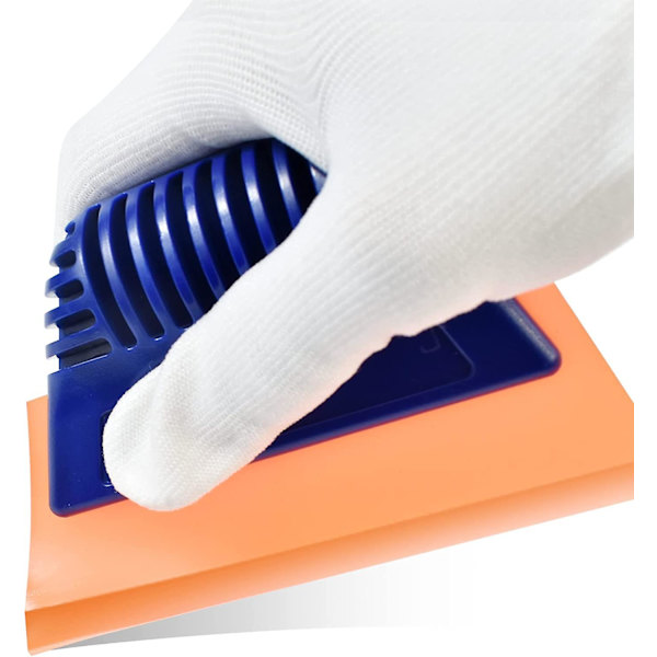 Bilfilmverktøy Klar filmkarosseriskraping Myk gummikraping Trapesformet kledning Tørkebrett Bull Squeegee