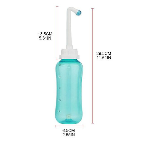 500 ml bärbar resehandhållen bidéspolare personlig rengöringshygienflaska spraytvätt, grön