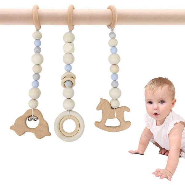 Baby Fitness Leksaker, 3 Baby Fitness Leksaker, Baby Ringar, Baby Disease Leksaker, tidig utveckling
