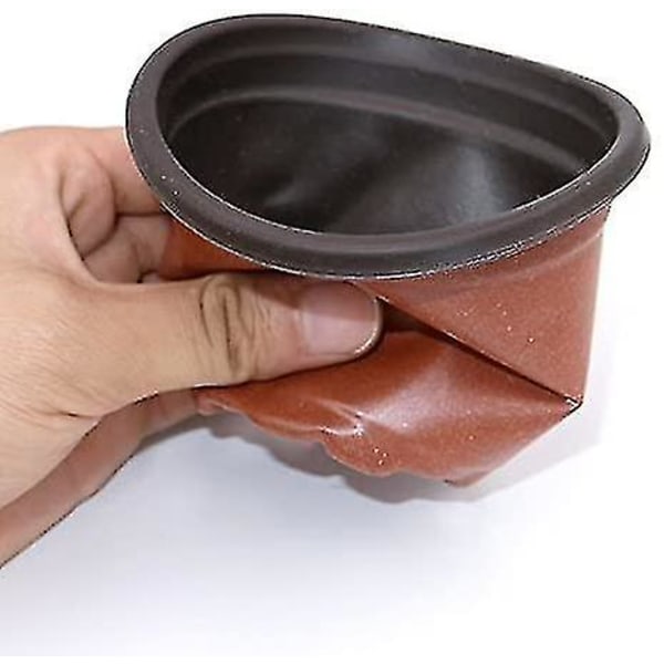 50 stk Plastplantekrukker 15 cm Barnehageplanter Pottefrø Startpotter Blomst