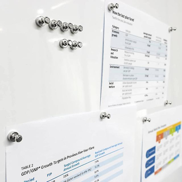18 kpl Push Pin -magneetteja Jääkaapin Magneetteja Valkotaulun Magneetteja