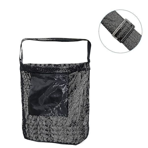 Soppjaktpose, Mesh Soppsamlingspose, Sammenleggbar Fruktinnsamlingspose for Hageelskere