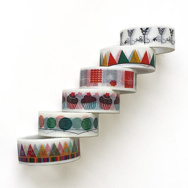 Present Julband Skolmaterial Limtejp Tomte Kontorsmaterial DIY