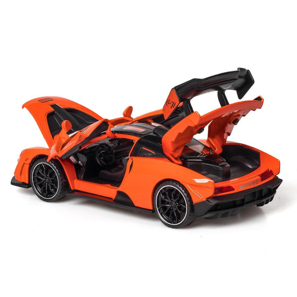 Mclaren sportbilsmodell med lätt simuleringsfordon Orange