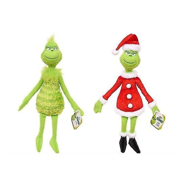 Grinch Julplyschdocka Hur Grinch stal julen Fyllda djur Grön monster Mjukt fylld plysch (32 cm, Grinch jul)