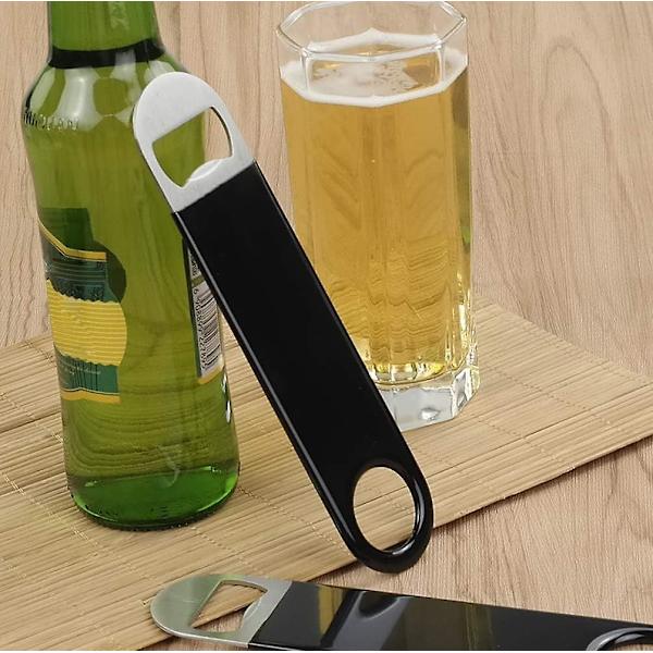 3-pak Bar Blade Flaskeåbner, Rustfrit Stål Bartender Flaskeåbnere