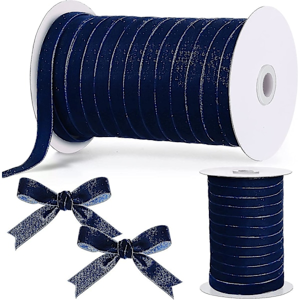Vintage Sammetsband Enkelsidig Spole Satängsammetsband För Alla Hjärtans Dag Bröllop Julinslagning