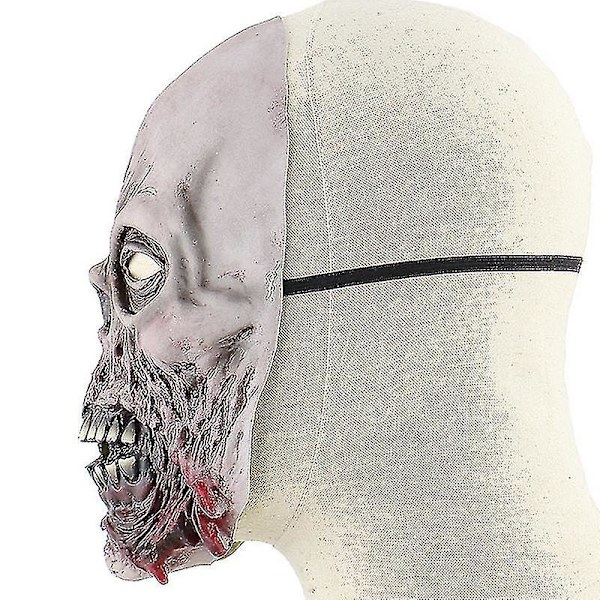 Halloween Fuld Hovedmaske Party Gyser Scary Zombie Masker_h