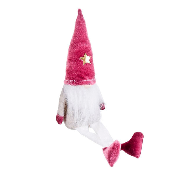 Julgranskula Vit Rosa Sandtyg 30 cm