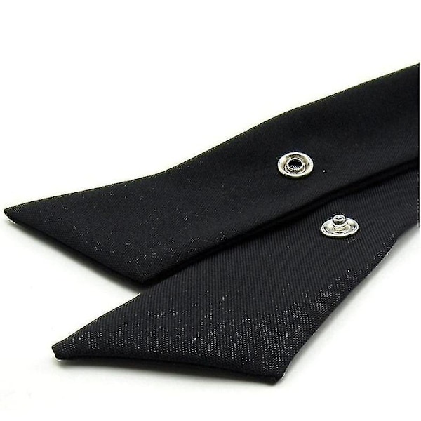 Ny Design Mode Män Och Kvinnor Justerbar Kors Slips Solid Cr Polyester