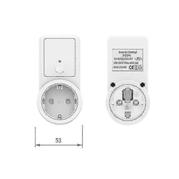 1-5 st fjärrstyrda uttag Yalo (3 st, fjärrströmbrytare)
