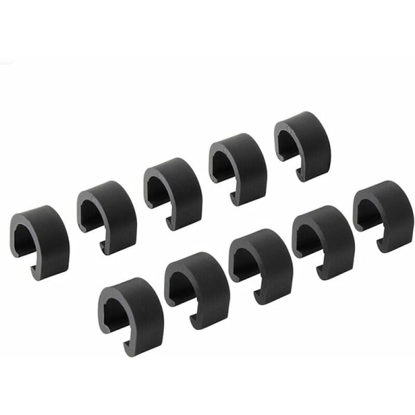 C Clamp C-Clips Spänne Slang Kabelguider för landsvägscykel och fäste 11,5 mm 11,6 mm 10 st，HANBING