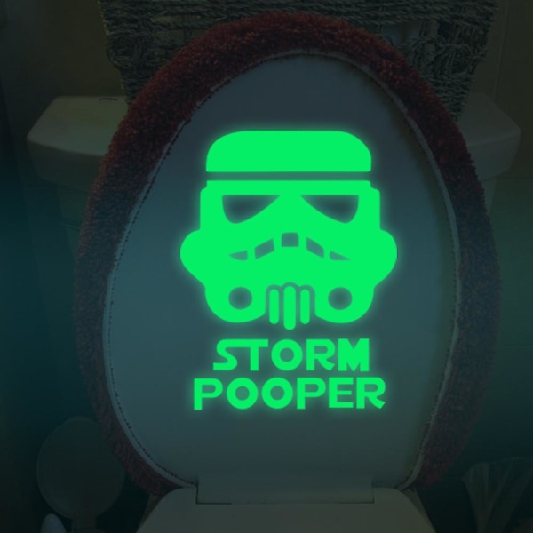 Bemerkelsesverdige vegger Star Wars-inspirert parodi Storm Pooper vinyldekal
