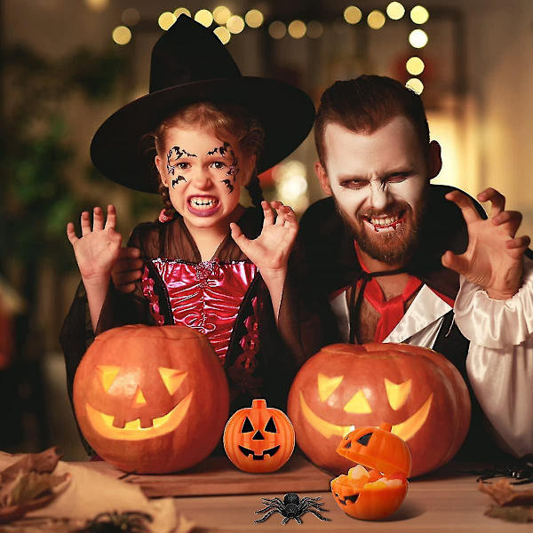 6 Kurpitsakoristetta Halloween-koristeeksi Syyskoristeeksi Pieni Mini (noin 6 cm)