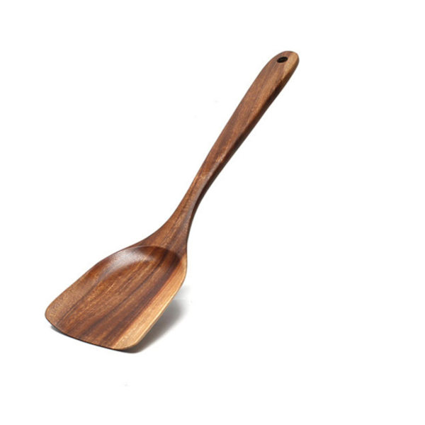 Träslev med upphängningshål, nonstick, köksredskap (E)