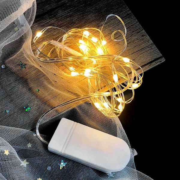 3M LED-lyskæde Kobbertråd Fe-lys Juleguirlande Soveværelse Indendørs Bryllup