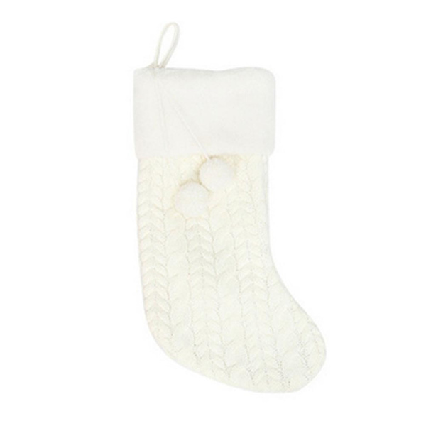 Julstrumpa Sock Godis Present Förvaringsväska Julgran Hängande Ornament Dekoration