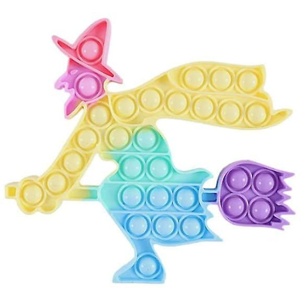 Halloween Fidget Leksaker, Sensoriska Knyckande Bubblor Leksak Silikon Fidget Leksaker Halloween Party Favörer Gåvor Stressavlastande Fidget Leksak För Barn Flickor Pojkar Kvinnor