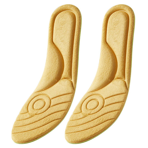 Vinter Håll Varmt Innersulor För Kvinnor Män Varaktig Värme Andningsbara Skor Insats För Sneakers Casual Skor (39-40, Gul)